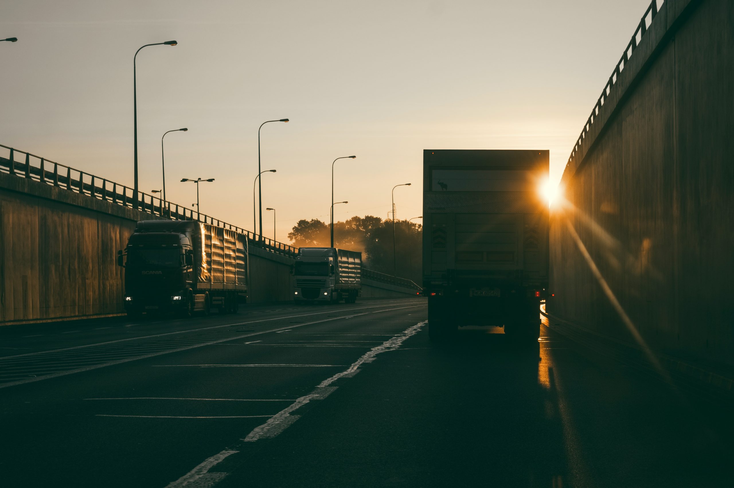 Truck of HAPCO International logistics company, specialized in cargo shipping from Iran, Georgia, Russia, Kazakhstan, and Dubai