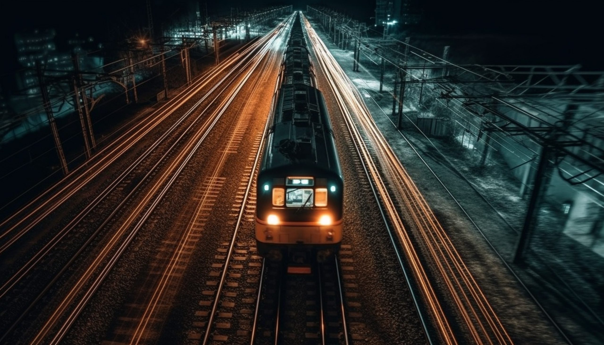 Cargo containers on train — rail transport from Iran
